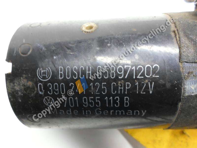 VW T4 7D original Wischermotor vorn 0390241125 BJ1998